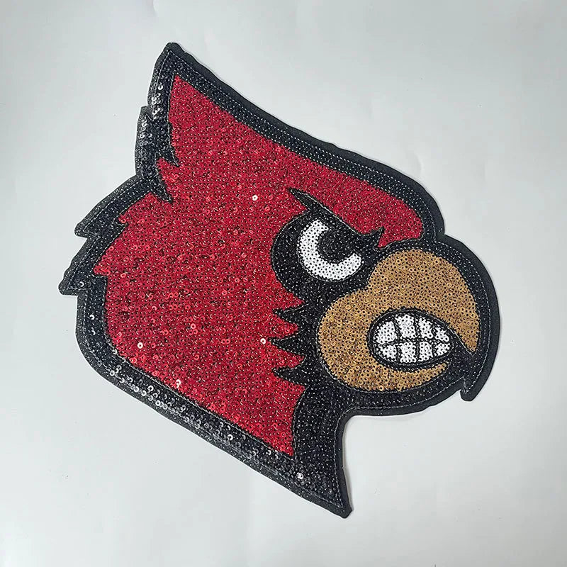 Wholesale Custom Sequin Iron on Patches Iron on Big Eagles Sequin Tiger Patches for Adult Clothing Decoration Women Man