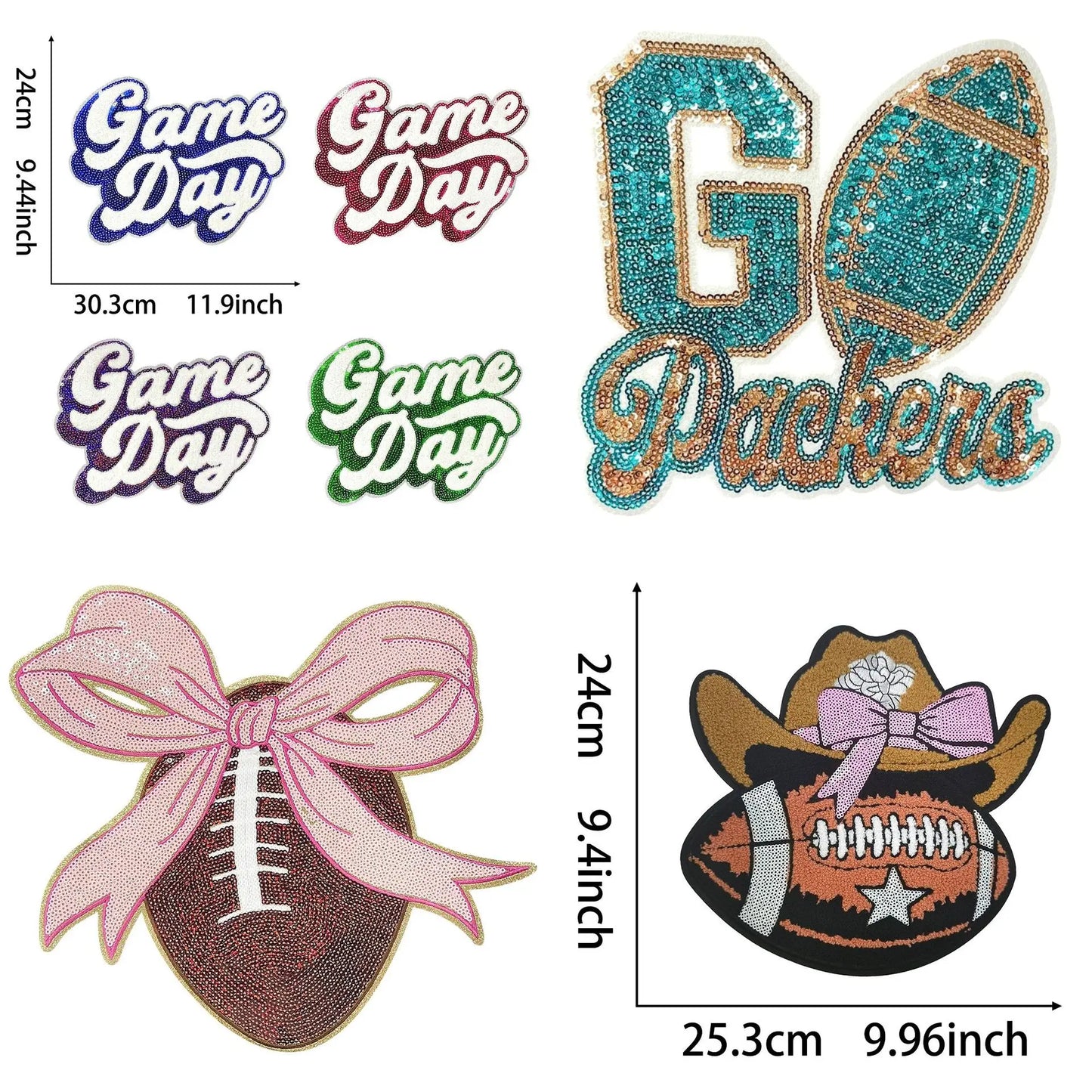 Wholesale Big MOM Chenille Patches Iron on Soccer Volleyball Basketball Softball Baseball MOM Patch for Clothing Heat Transfer