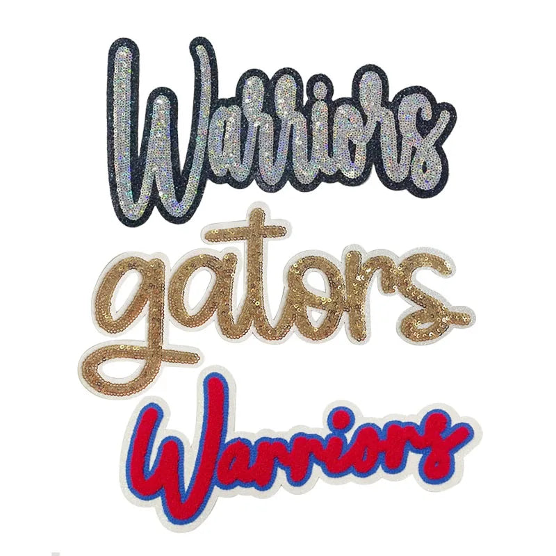 Gators Tigers Sequin Patch
