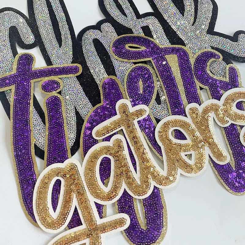 Gators Tigers Sequin Patch
