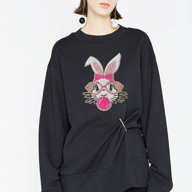 Trendy Big Bling Custom Letter Patches Iron on Colorful Happy Easter Sequin Patch for Women Girl Sweatshirt Hoodie Clothing