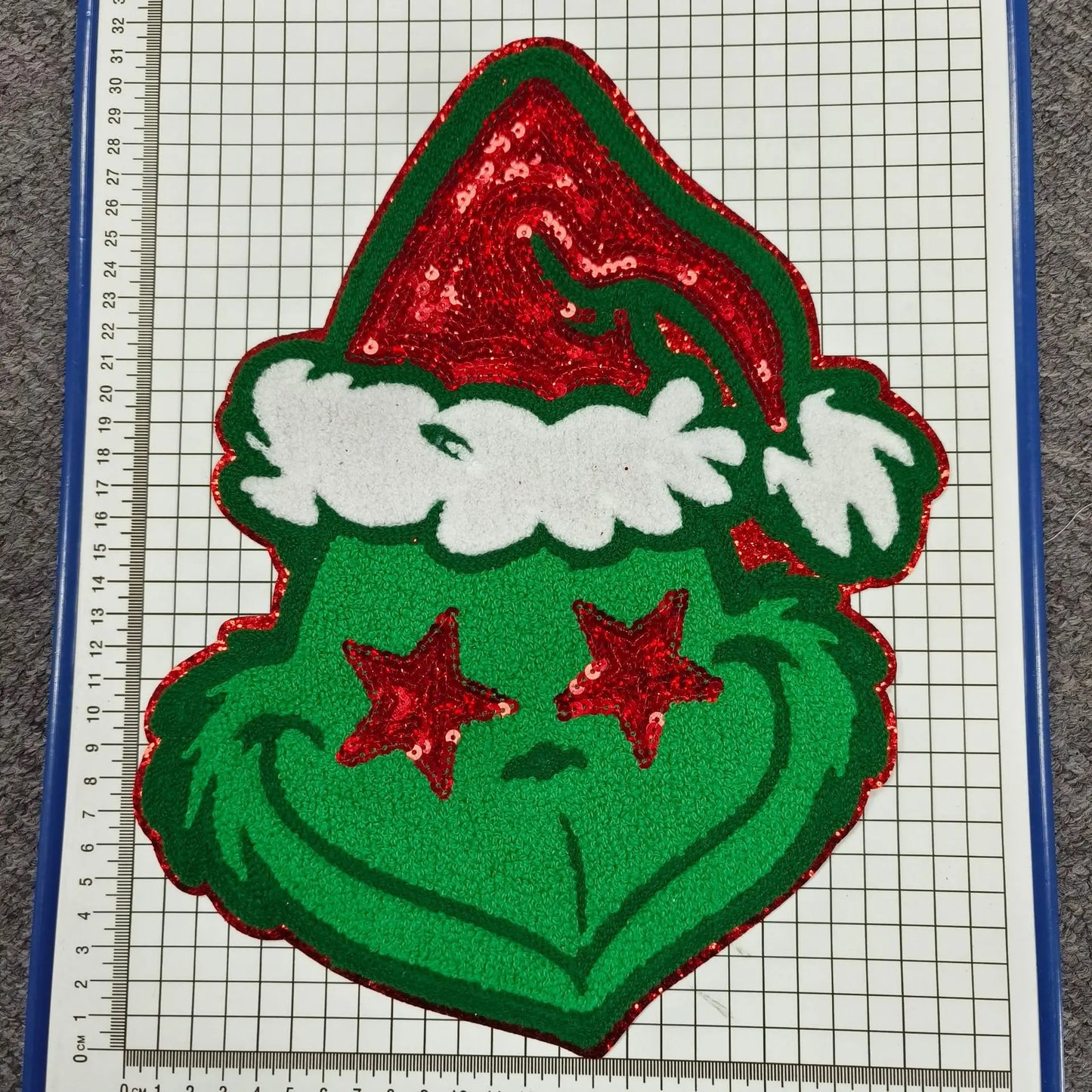 Wholesale Holly Jolly Bow Elk Tree Holiday Chenille Patches Heat Press Custom Sequin Christmas Iron on Patches for Women Man