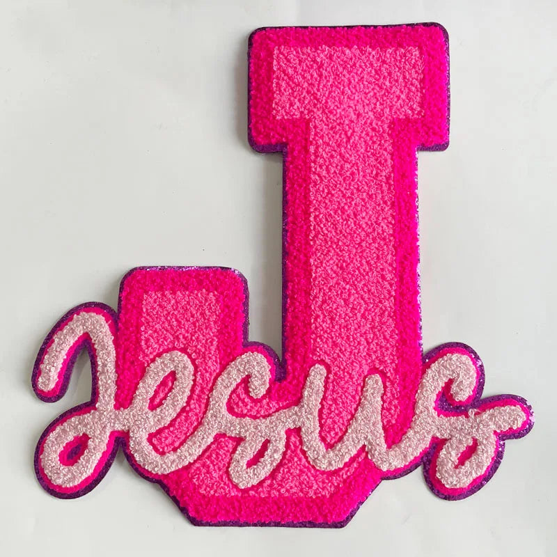 Chenille Patches White God is Good All Time