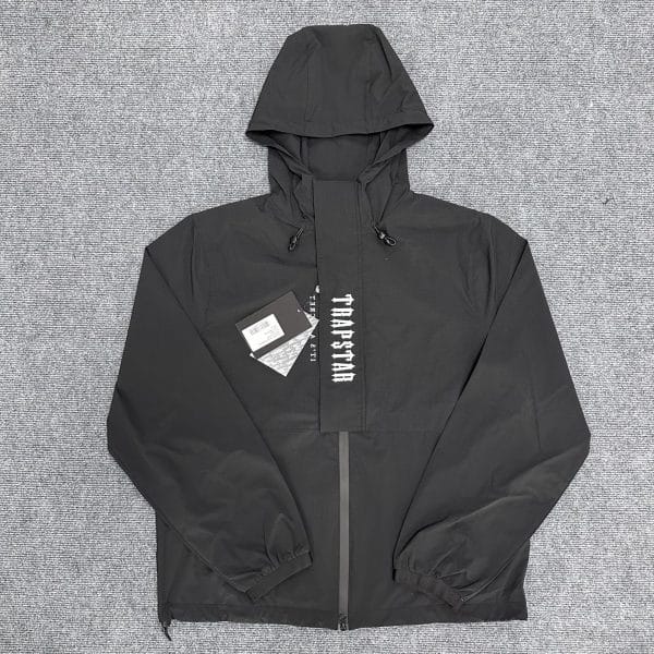 JK28-DECODED WINDBREAKER - BLACK/WHITE