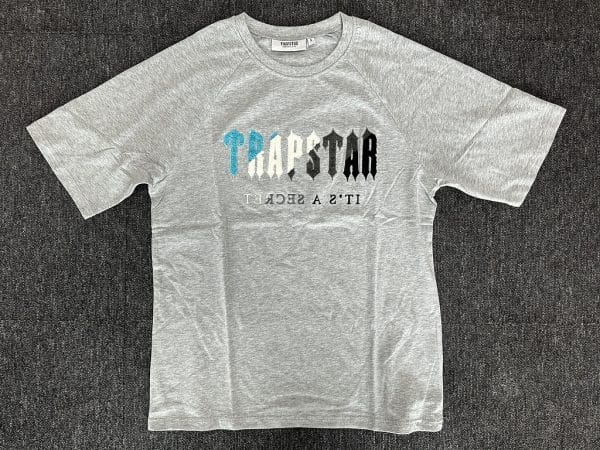 604-Trapstar t shirt and short Gray - Image 4