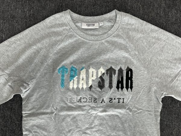 604-Trapstar t shirt and short Gray - Image 8