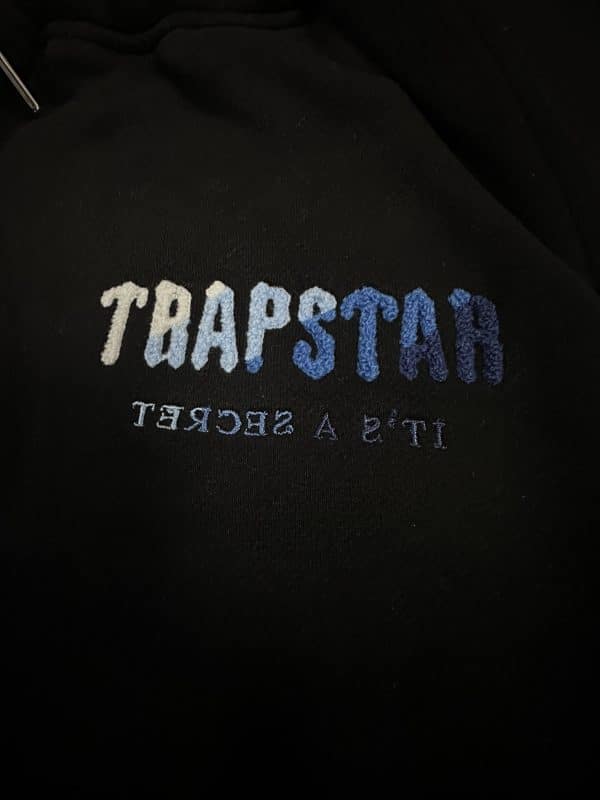 607-Trapstar t shirt and short black - Image 7