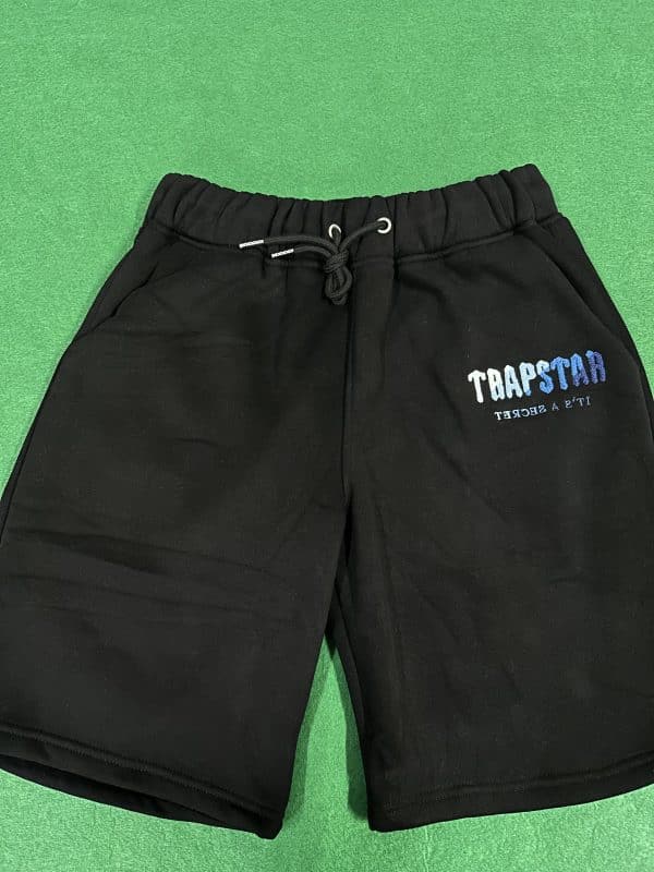 607-Trapstar t shirt and short black - Image 11