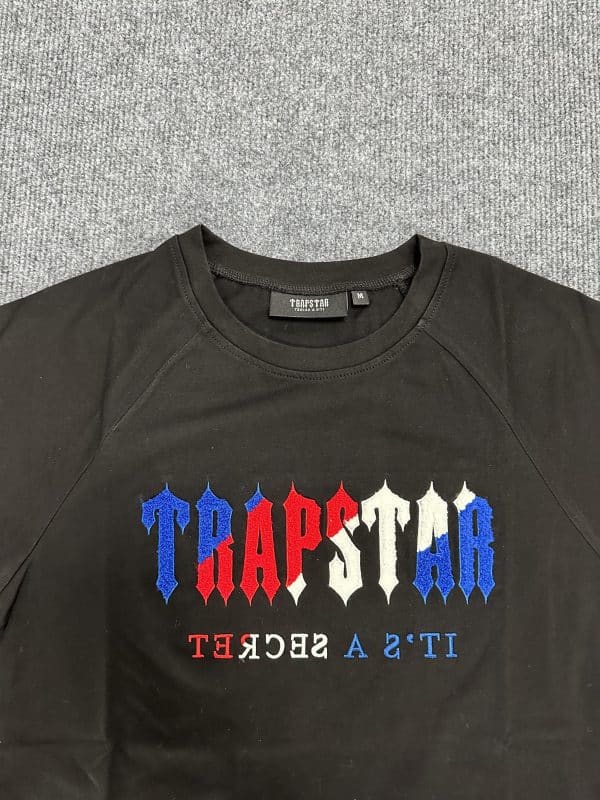 603-Trapstar t shirt and short black - Image 7