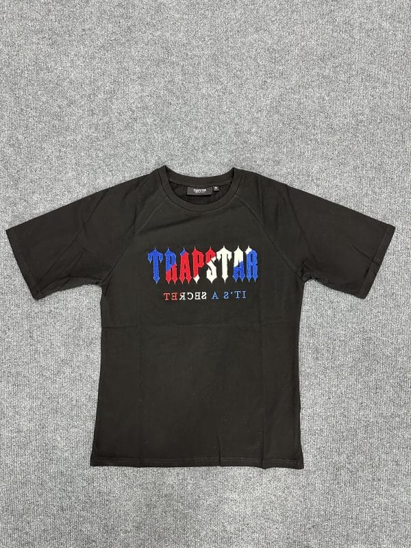 603-Trapstar t shirt and short black - Image 5