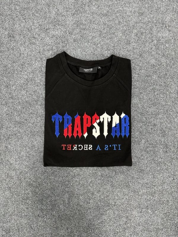 603-Trapstar t shirt and short black - Image 6