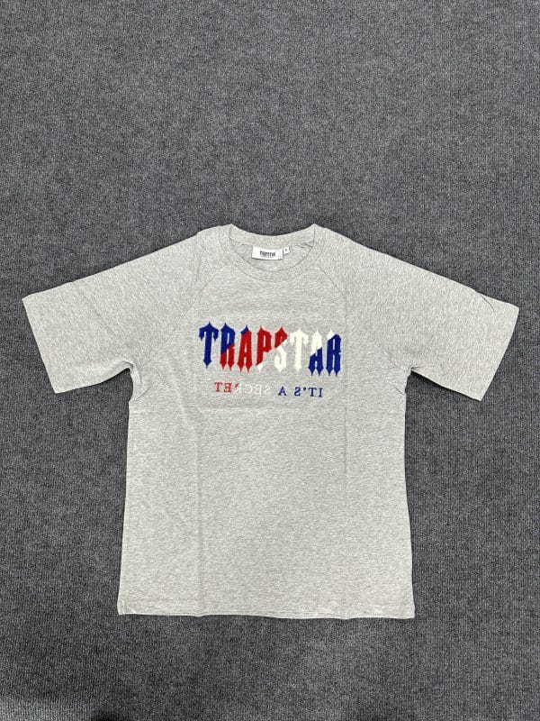 603-Trapstar t shirt and short Gray - Image 2