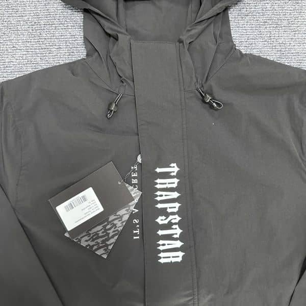 JK28-DECODED WINDBREAKER - BLACK/WHITE - Image 3