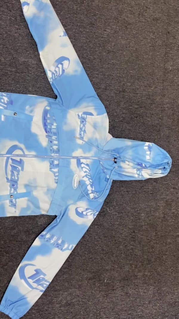 CG-Blue Printed Windbreaker - Image 2