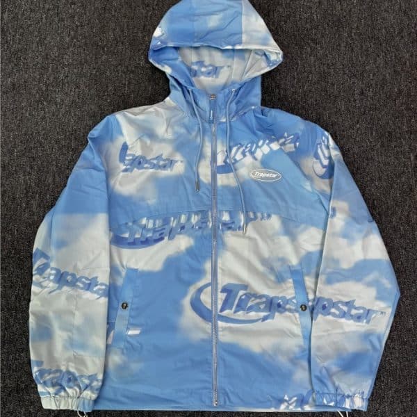 CG-Blue Printed Windbreaker - Image 3