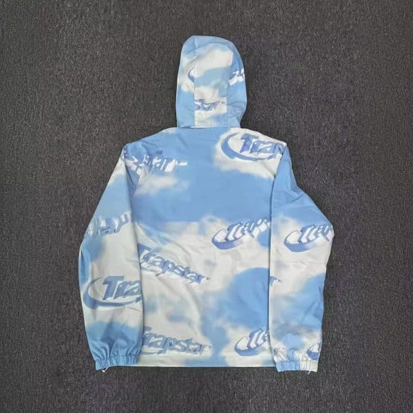 CG-Blue Printed Windbreaker - Image 4