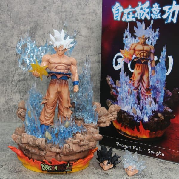 FC Ultra Instinct Goku [about 33cm] three-head sculpture/color box - Image 2